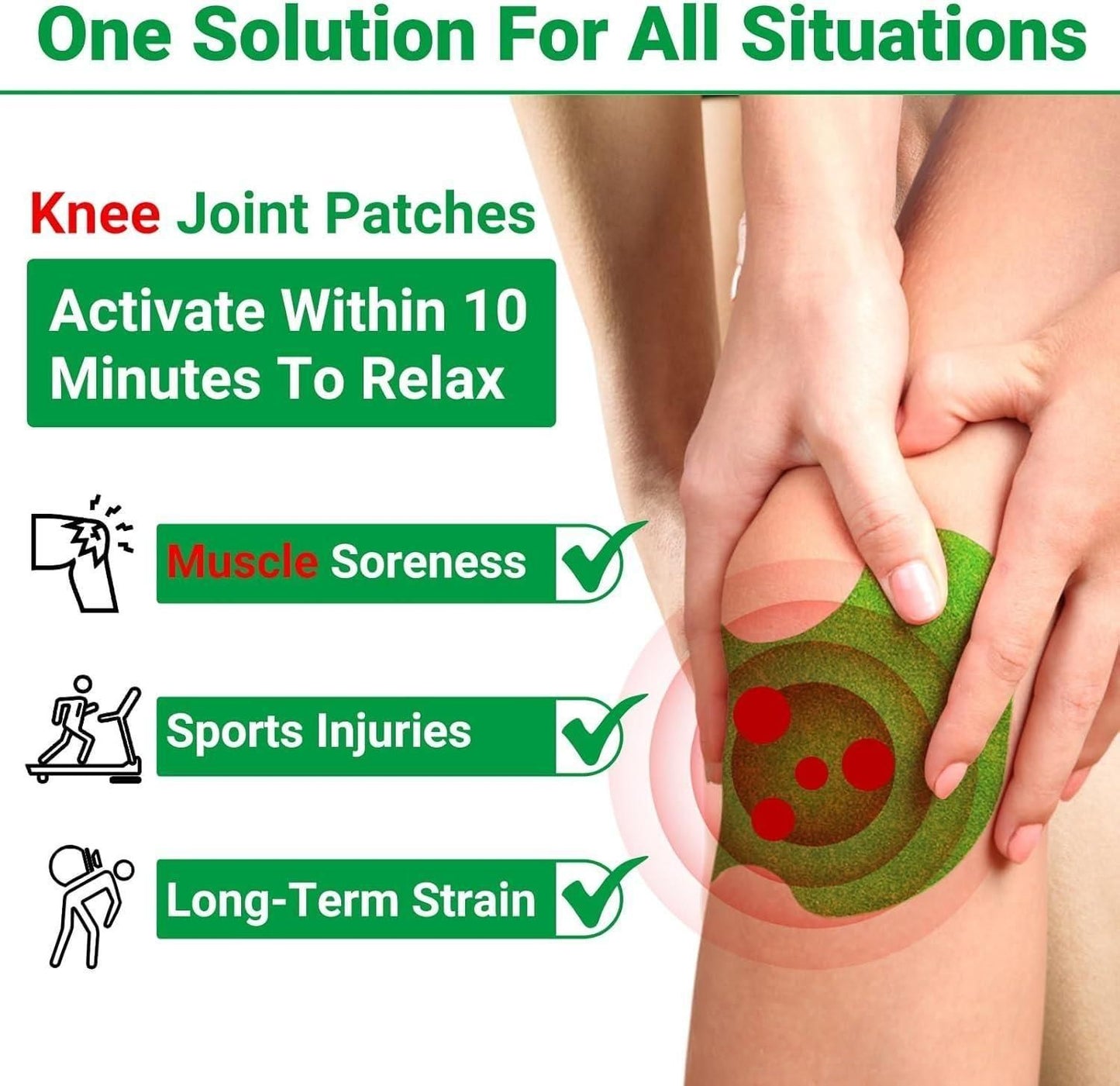 Natural Moxa Knee Relief Patches – Deep Heat Therapy for Lasting Comfort